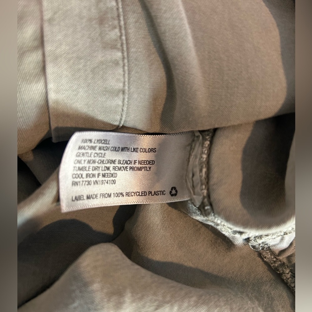 Universal Thread Olive Green Utility Button Up Sh… - image 5